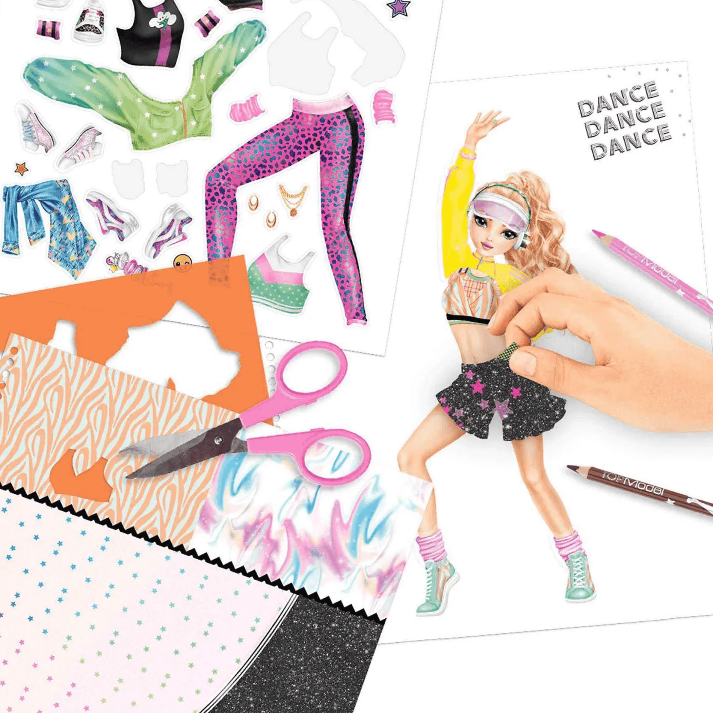 TOP Model Cuaderno Para Colorear Dance