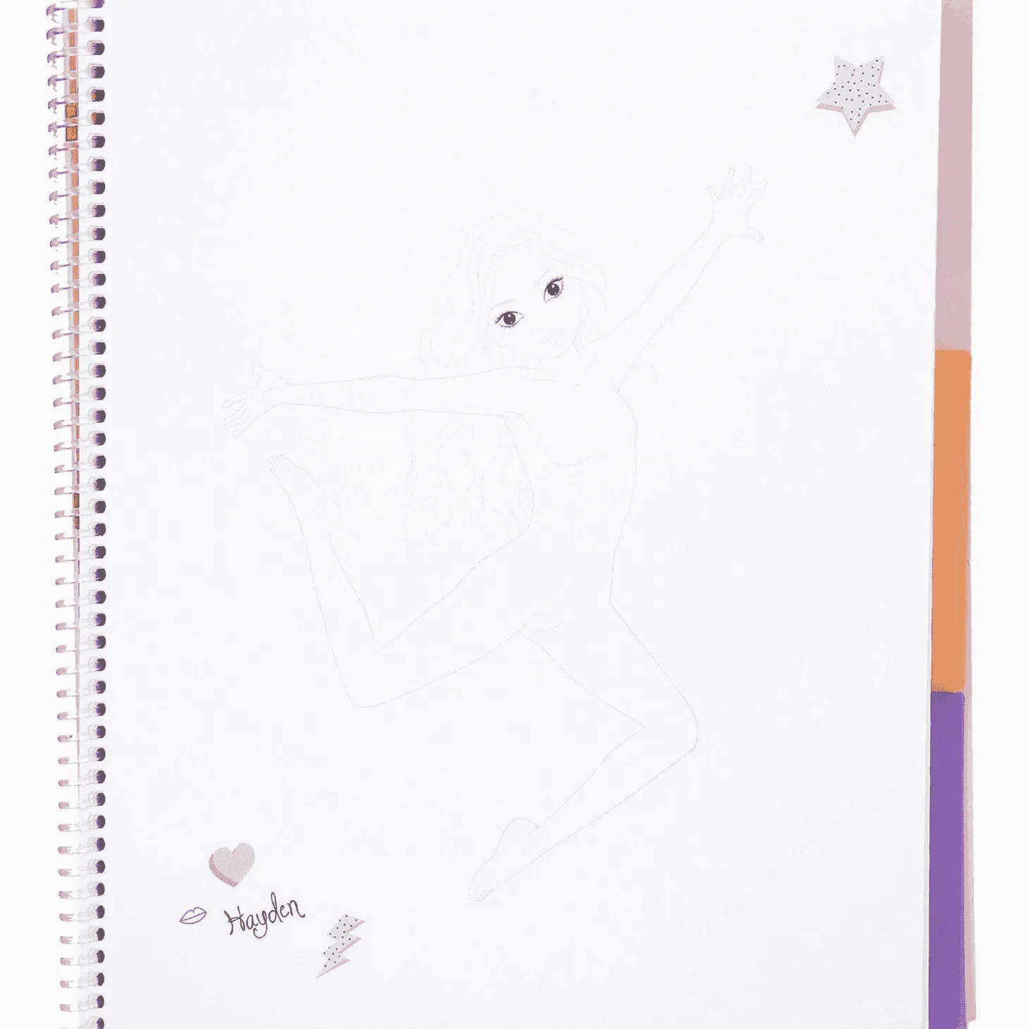 TOP Model Cuaderno Para Colorear Dance