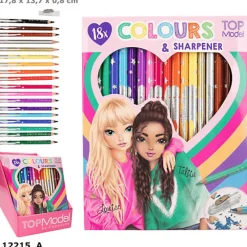 Topmodel 18 Lapices De Colores Con Sacap
