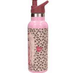 TOPModel Botella de Acero LEOHEART – 500 ml de Estilo Animal Print