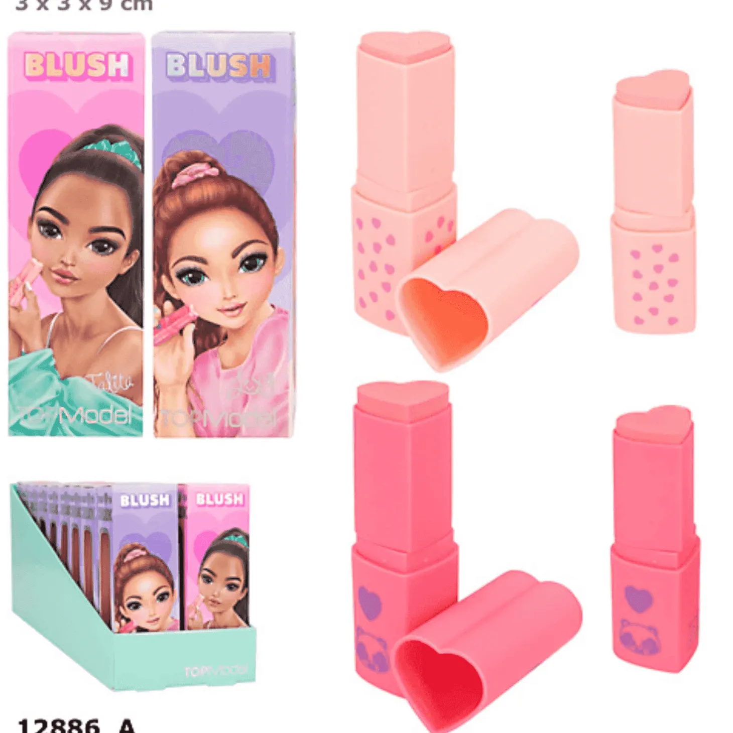 Topmodel Colorete En Barra Corazon Beaut