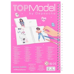 TOPModel Cuaderno Colorear Figurines con sus Mascotas
