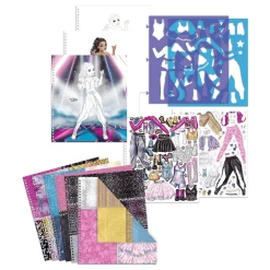 TOPModel Cuaderno de Diseño Popstar Para Colorear