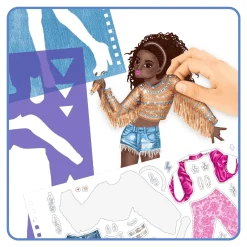 TOPModel Cuaderno de Diseño Popstar Para Colorear