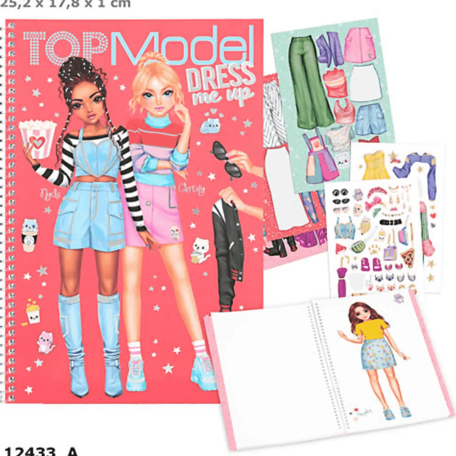 Topmodel Cuaderno Dress Me Up Grande Cut