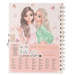 TOPModel diario con candado y  pulsera