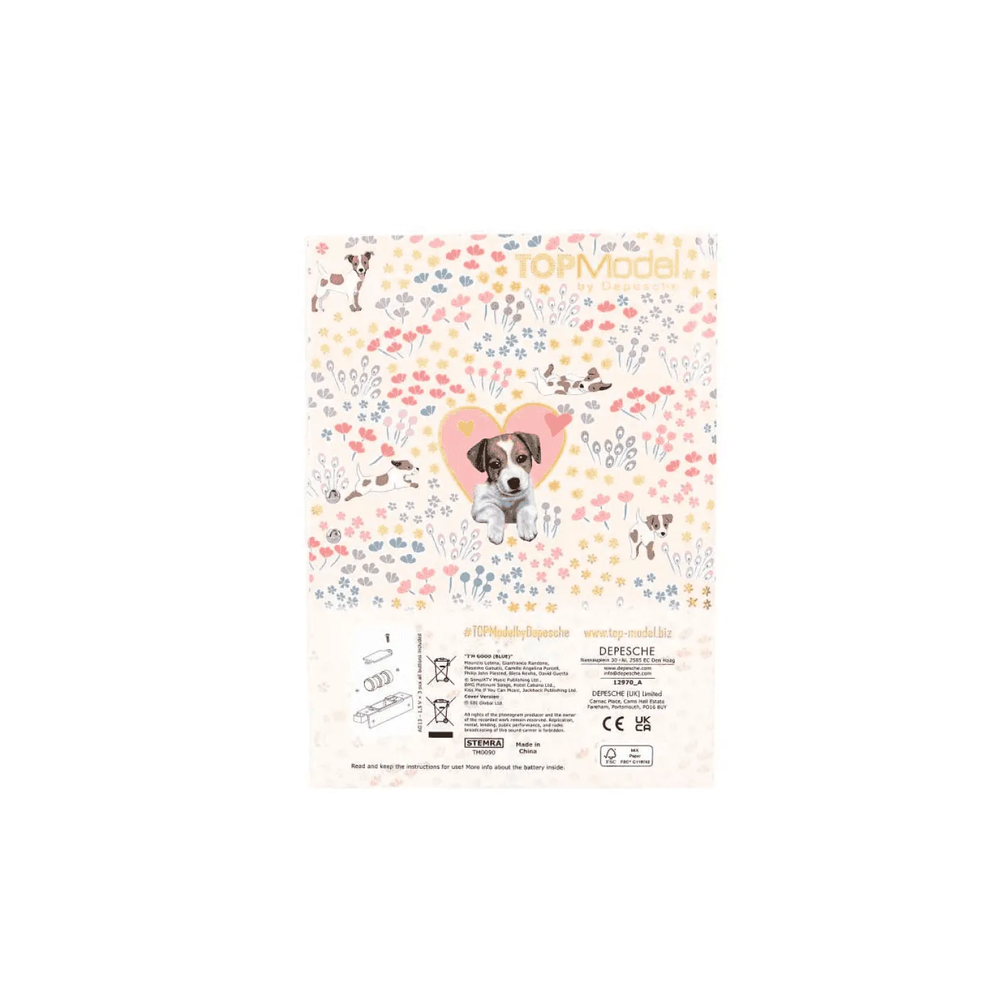 TOPModel diario con código secreto VELO FLEUR