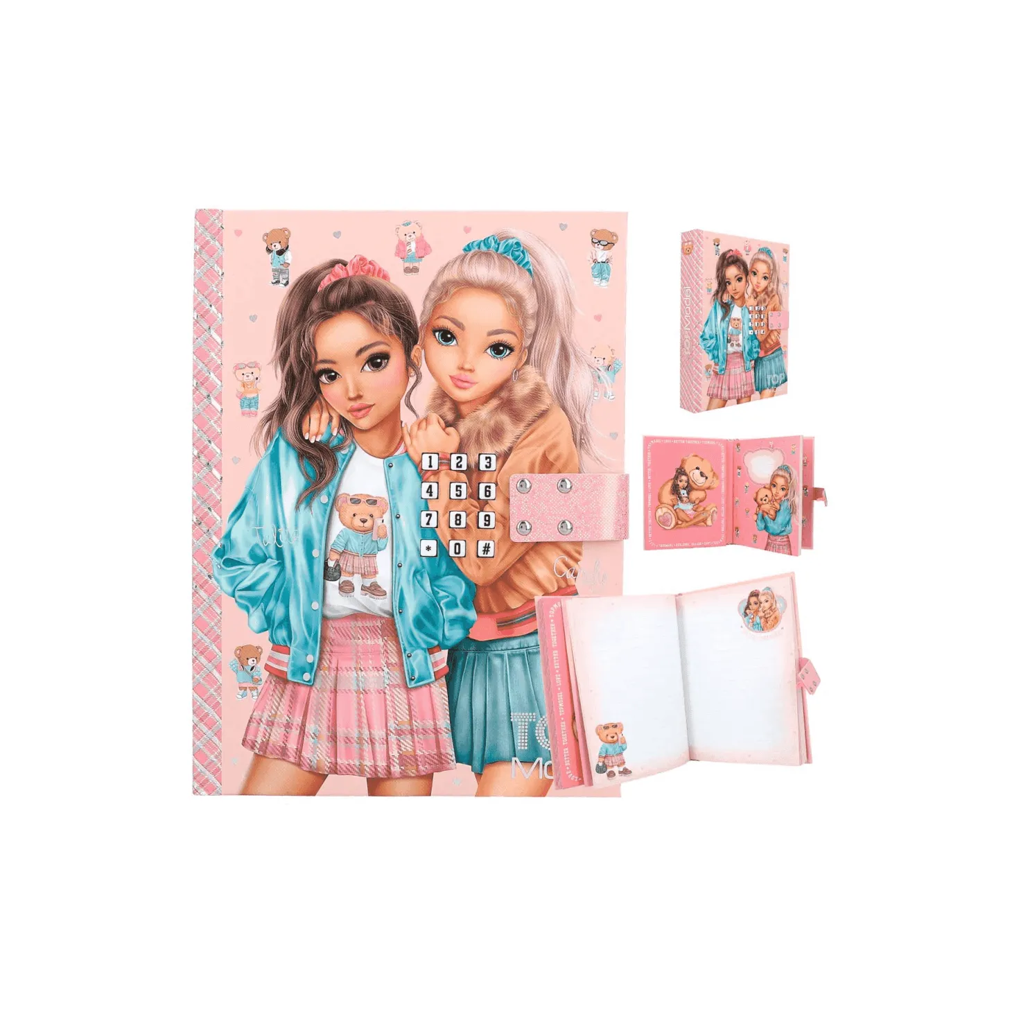 TOPModel Diario con Código Secreto Team