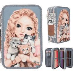 TOPModel estuche triple Cat Love