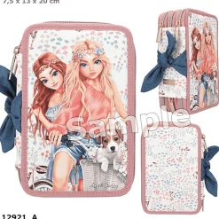 TOPModel estuche triple VELO FLEUR