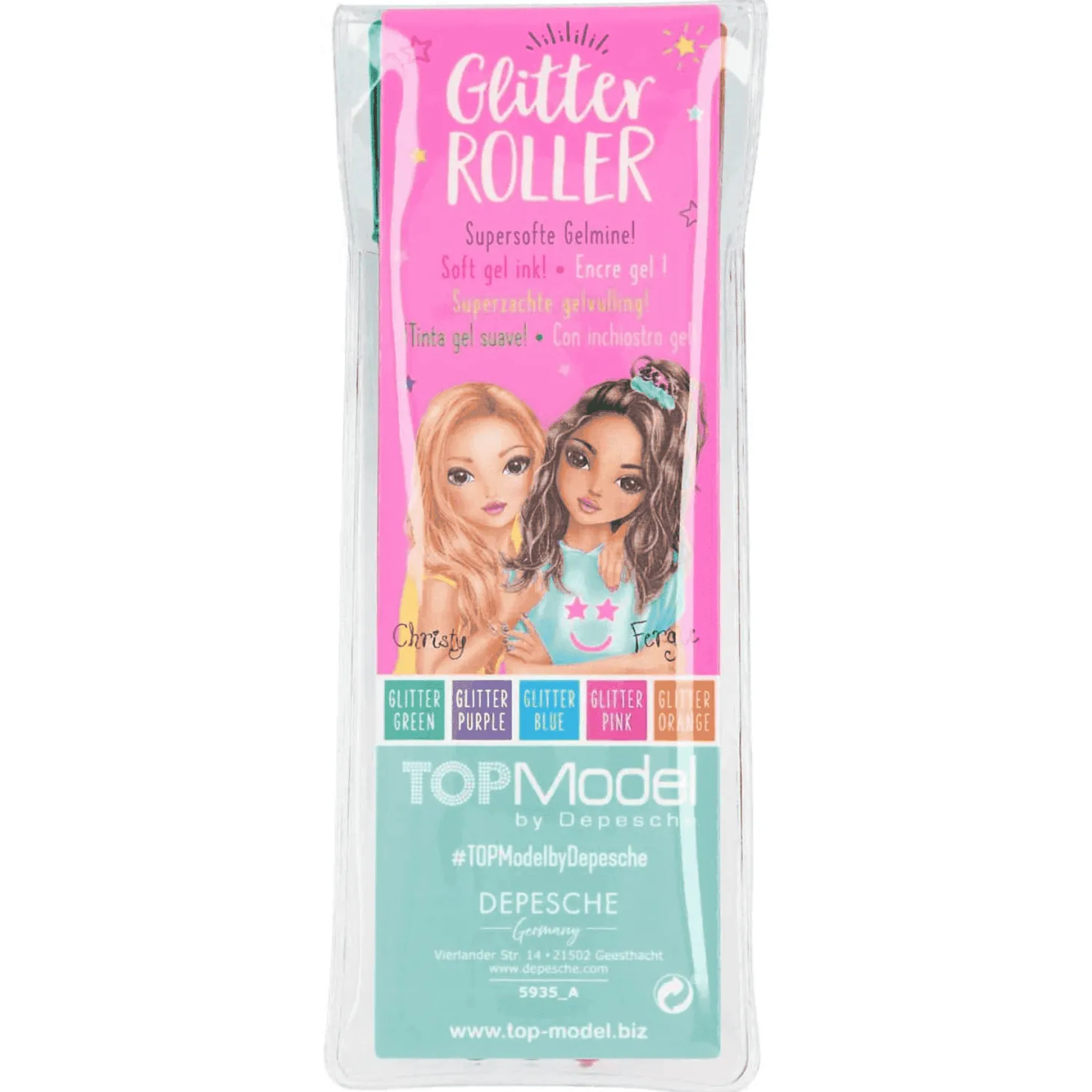 TOPModel Juego Rotuladores Purpurina Gel