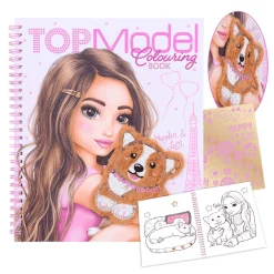 TOPModel Libro Colorear Perrito Corgi
