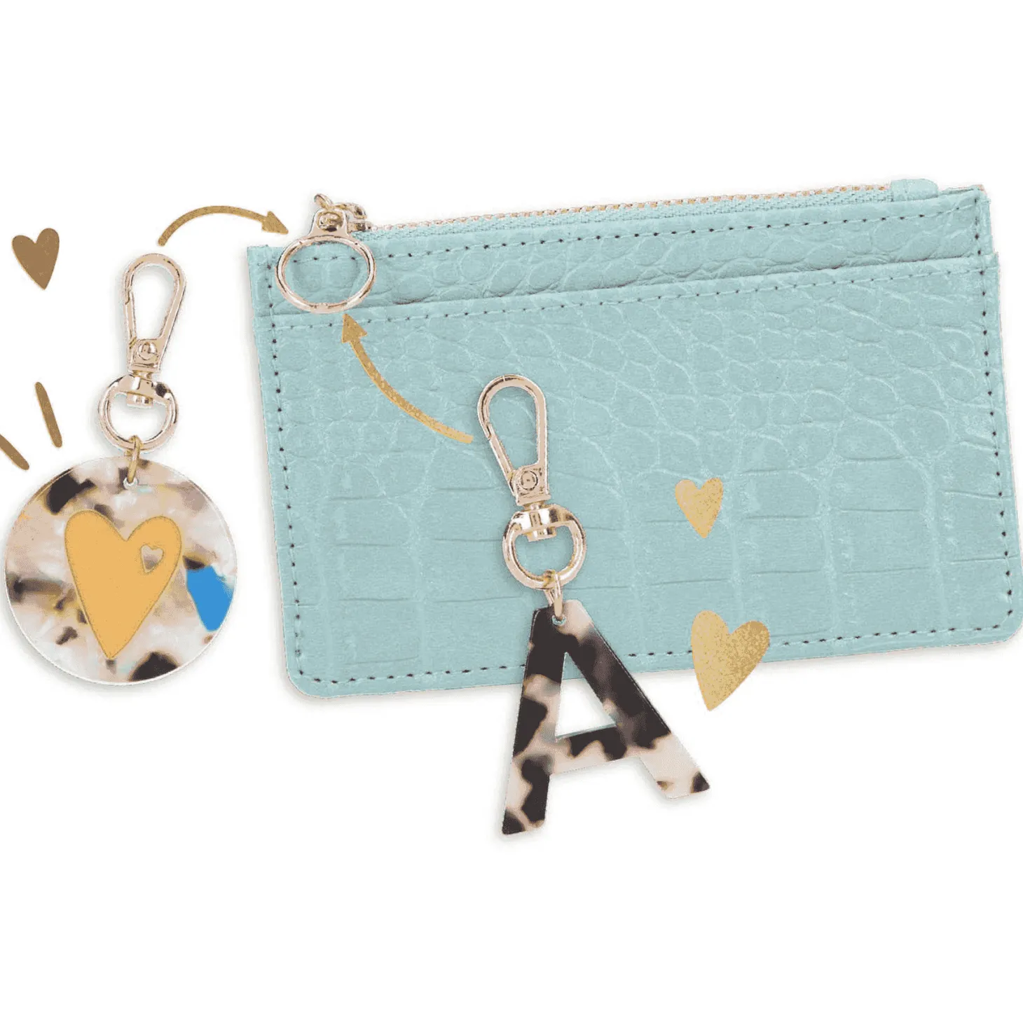 Topmodel Monedero Pequeño Piel de Cocodrilo Diferentes Modelos