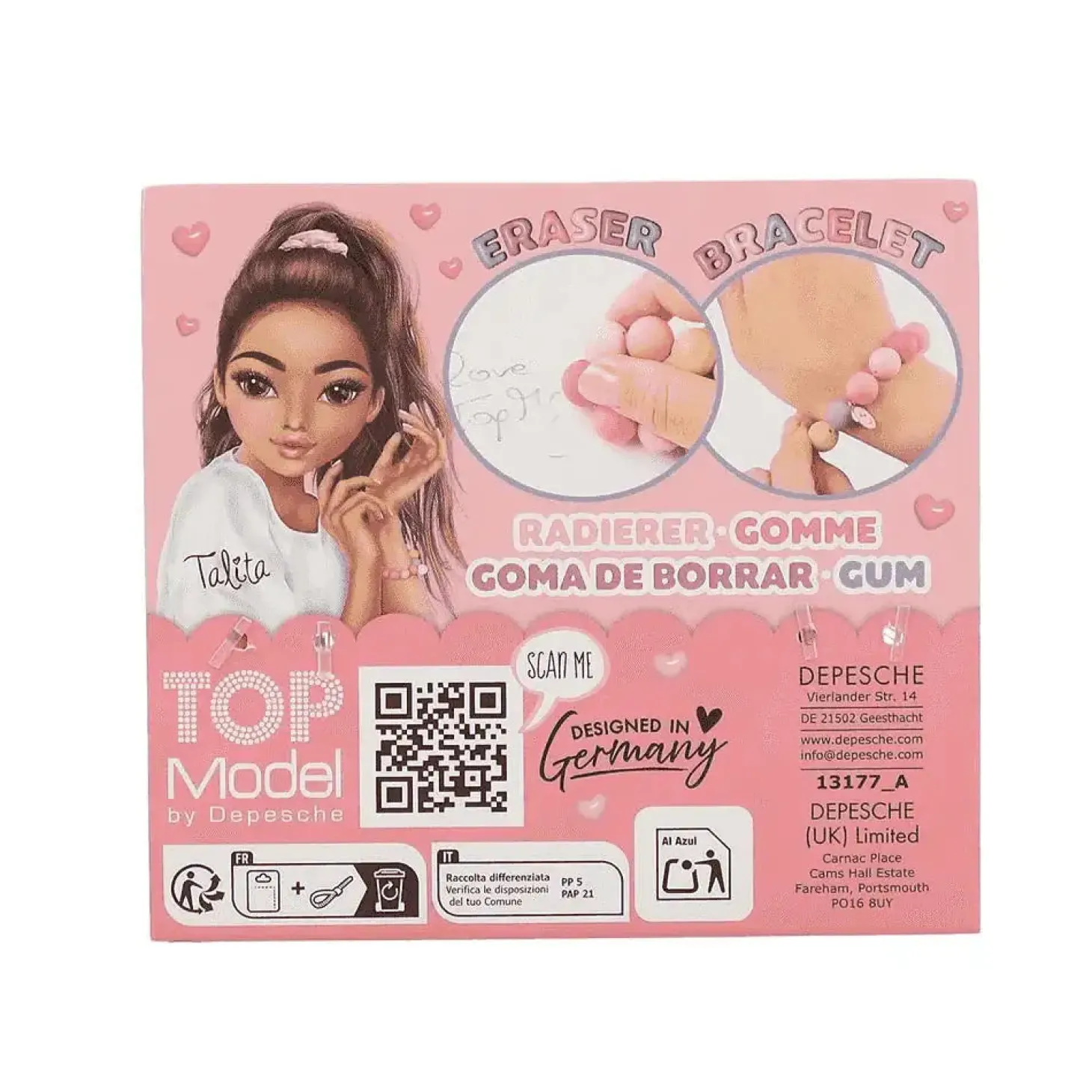 TOPModel pulsera goma de borrar