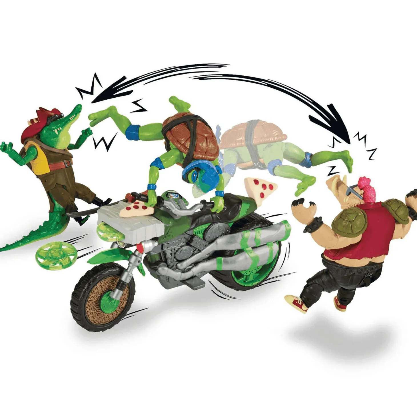 Tortugas Ninja Vehículo con Figura
