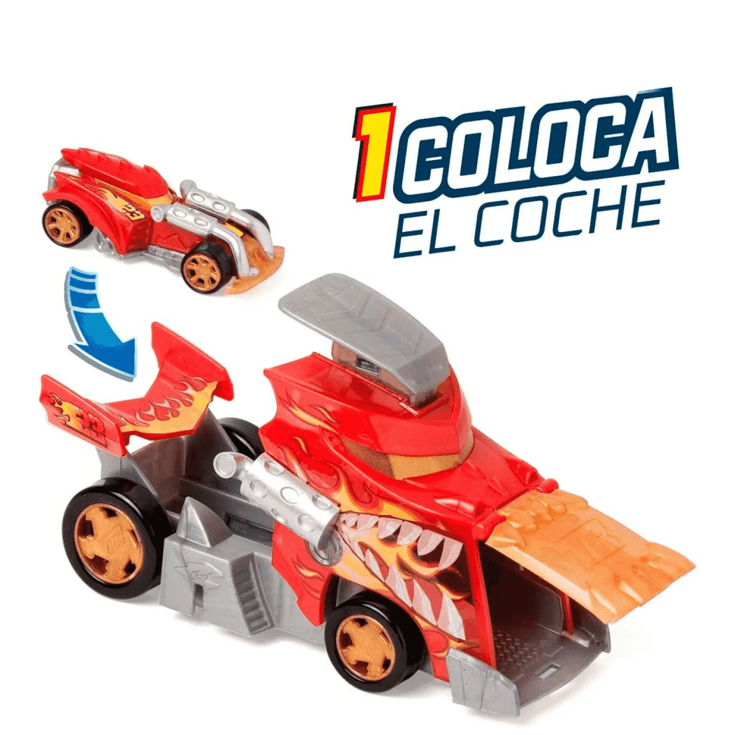 T-Racers Fire Launcher Truck Mix N Race