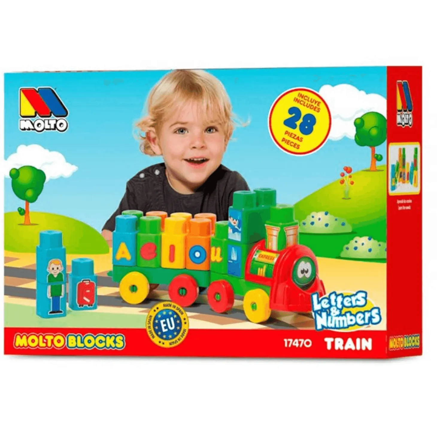 Tren Bloques 28 Piezas