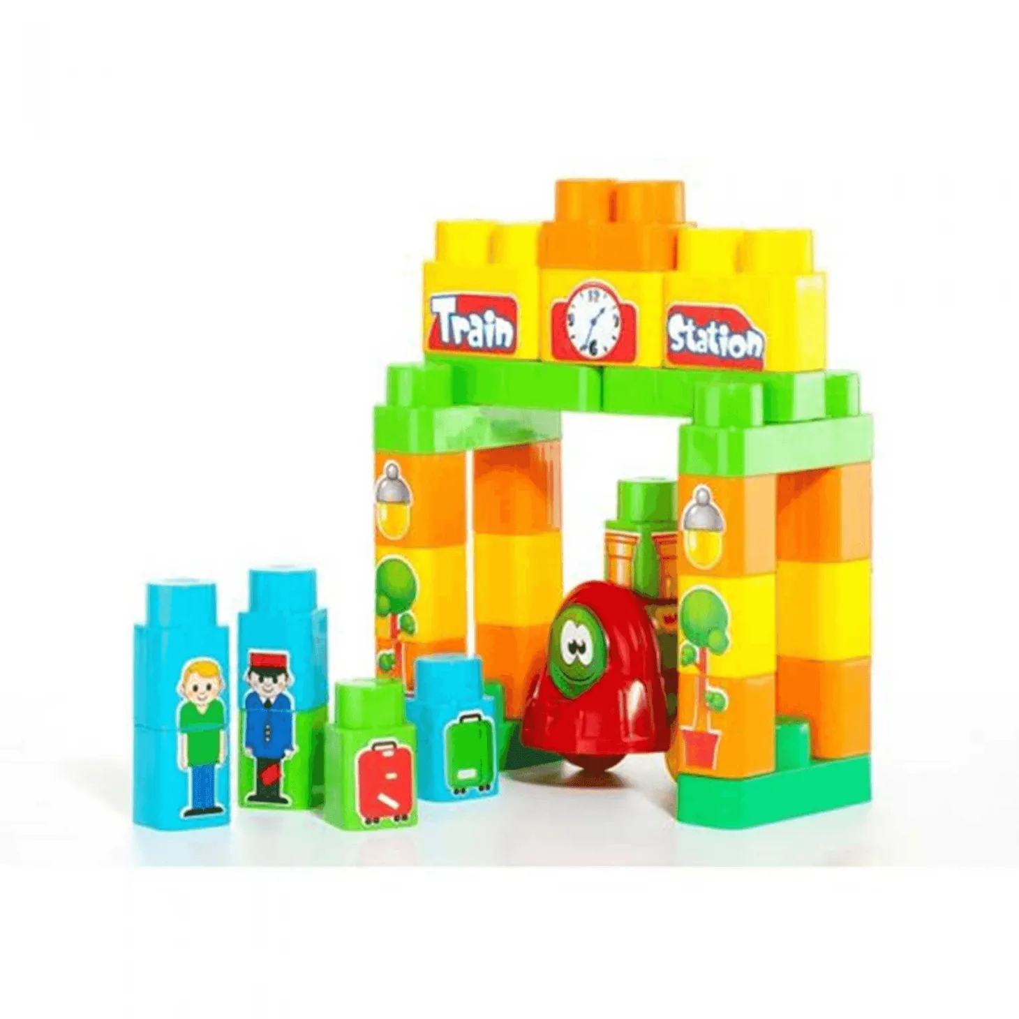 Tren Bloques 28 Piezas