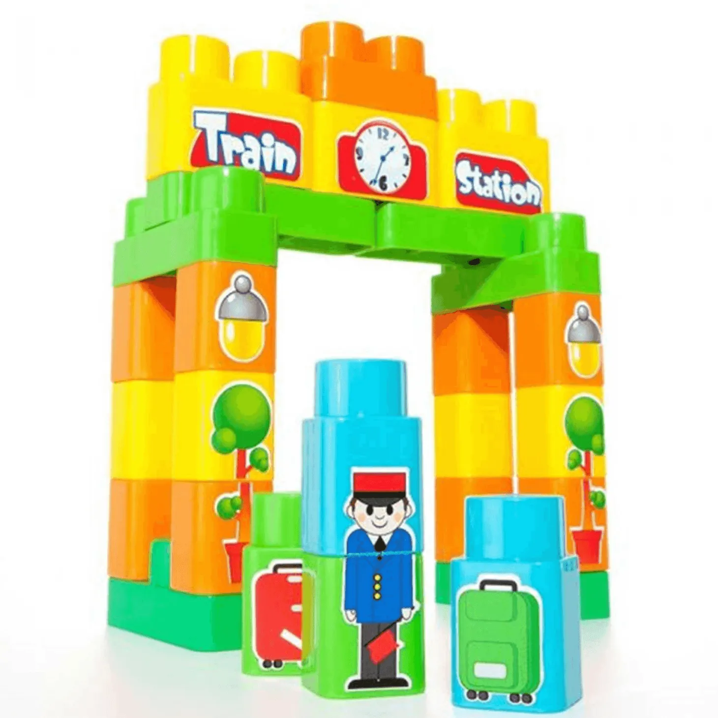 Tren Bloques 28 Piezas