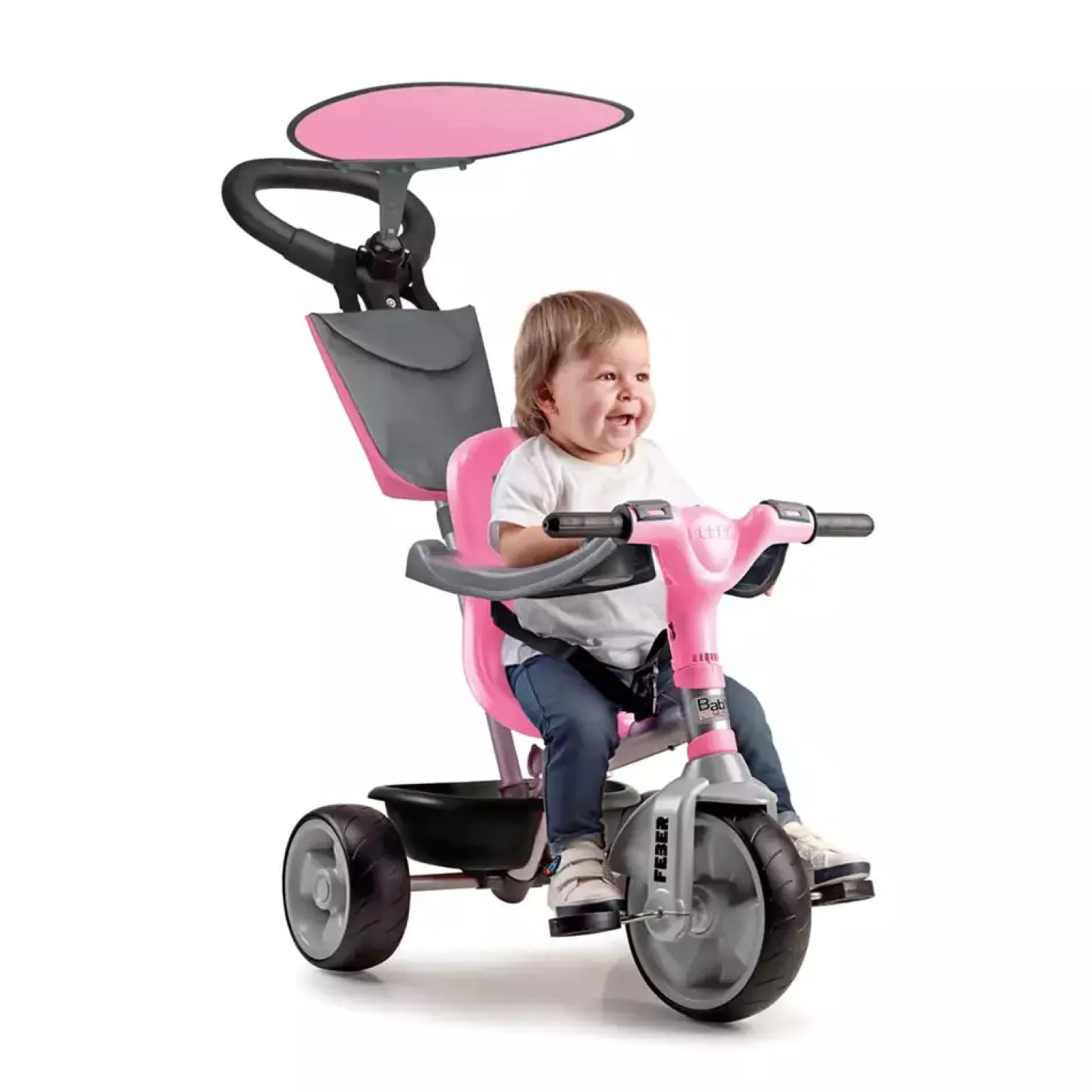 Triciclo evolutivo Baby Plus Music Pink