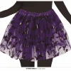 Tutú Lila Decorado Halloween 40 CMS