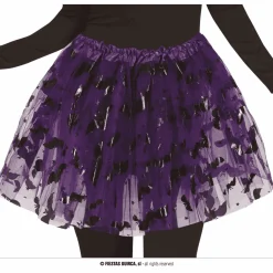 Tutú Lila Decorado Halloween 40 CMS