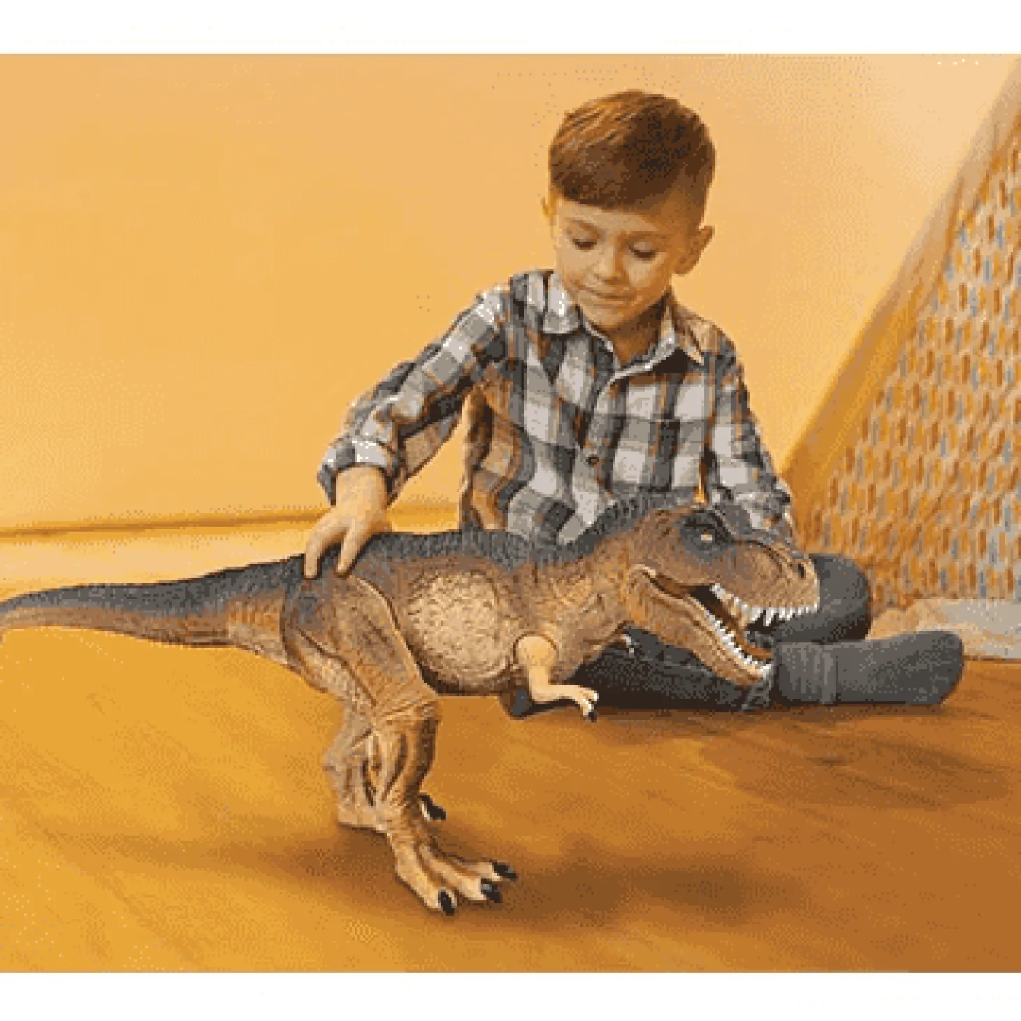 Tyrannosaurus Rex 83 cm – Dinosaurio gigante con sonido y luces
