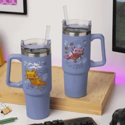 Vaso Térmico de viaje Minecraft Purple 900 ml
