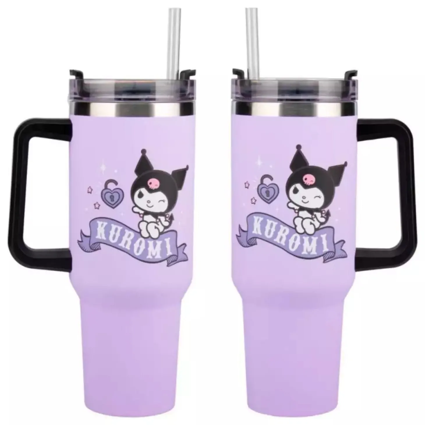 Vaso viaje Kuromi Hello Kitty 900 ml