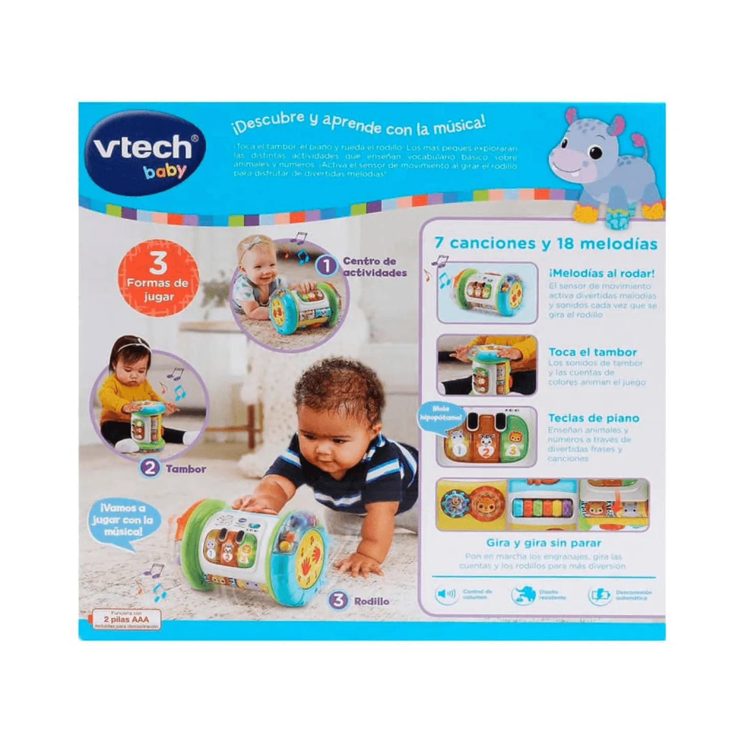 VTech - Rodillo Mágico 3 en 1 Multiactividades