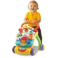 VTech Andador Andandín 2 en 1, Correpasillos con patas plegables, panel extraíble