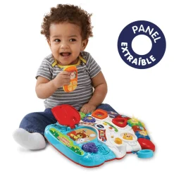 VTech Andador Andandín 2 en 1, Correpasillos con patas plegables, panel extraíble