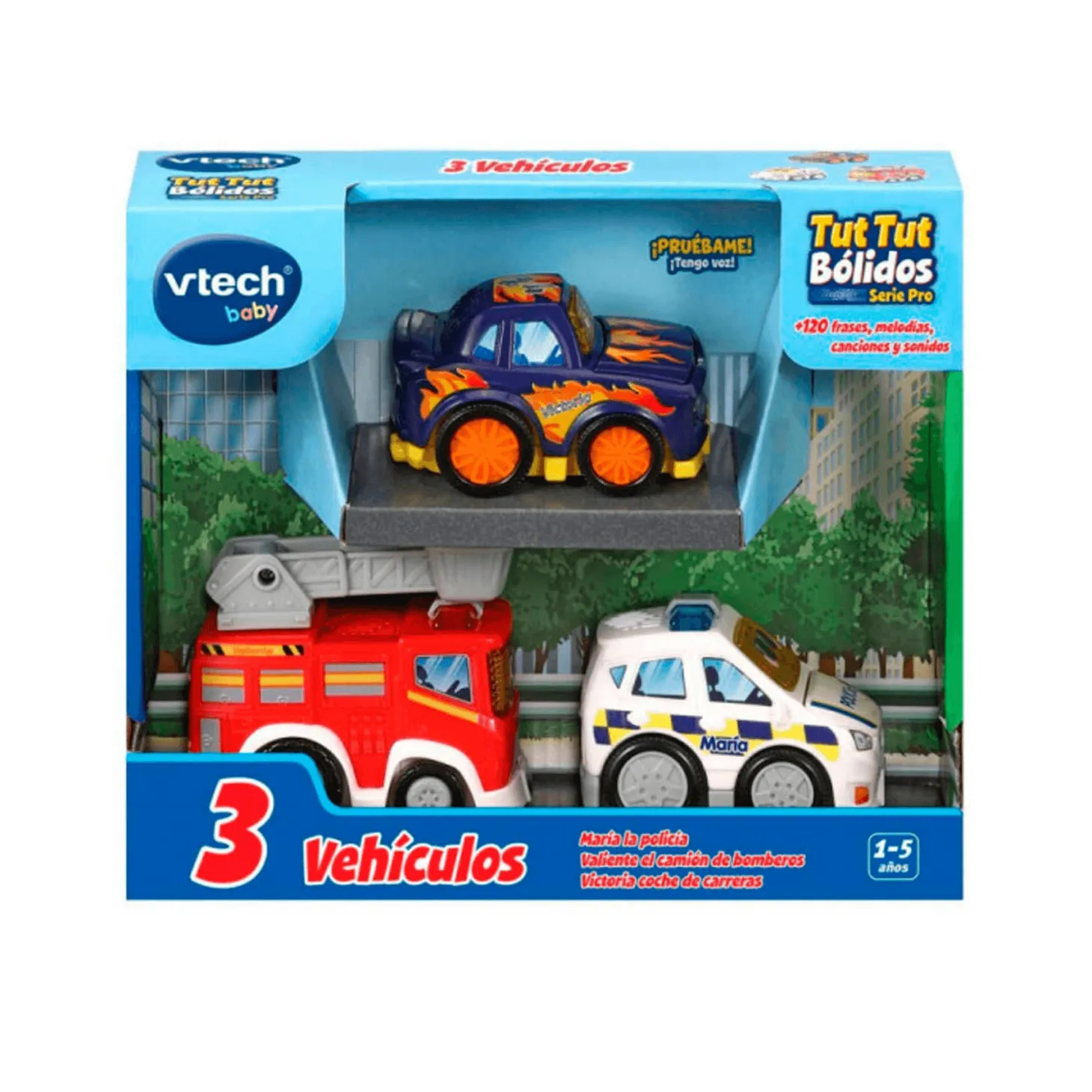 Vtech Baby Tut Tut Bólidos 3 Vehículos