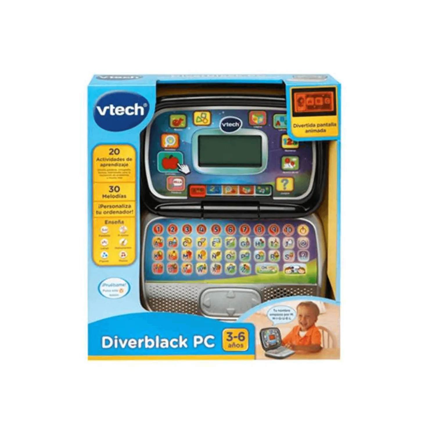 Vtech Diver Black PC | Ordenador Infantil