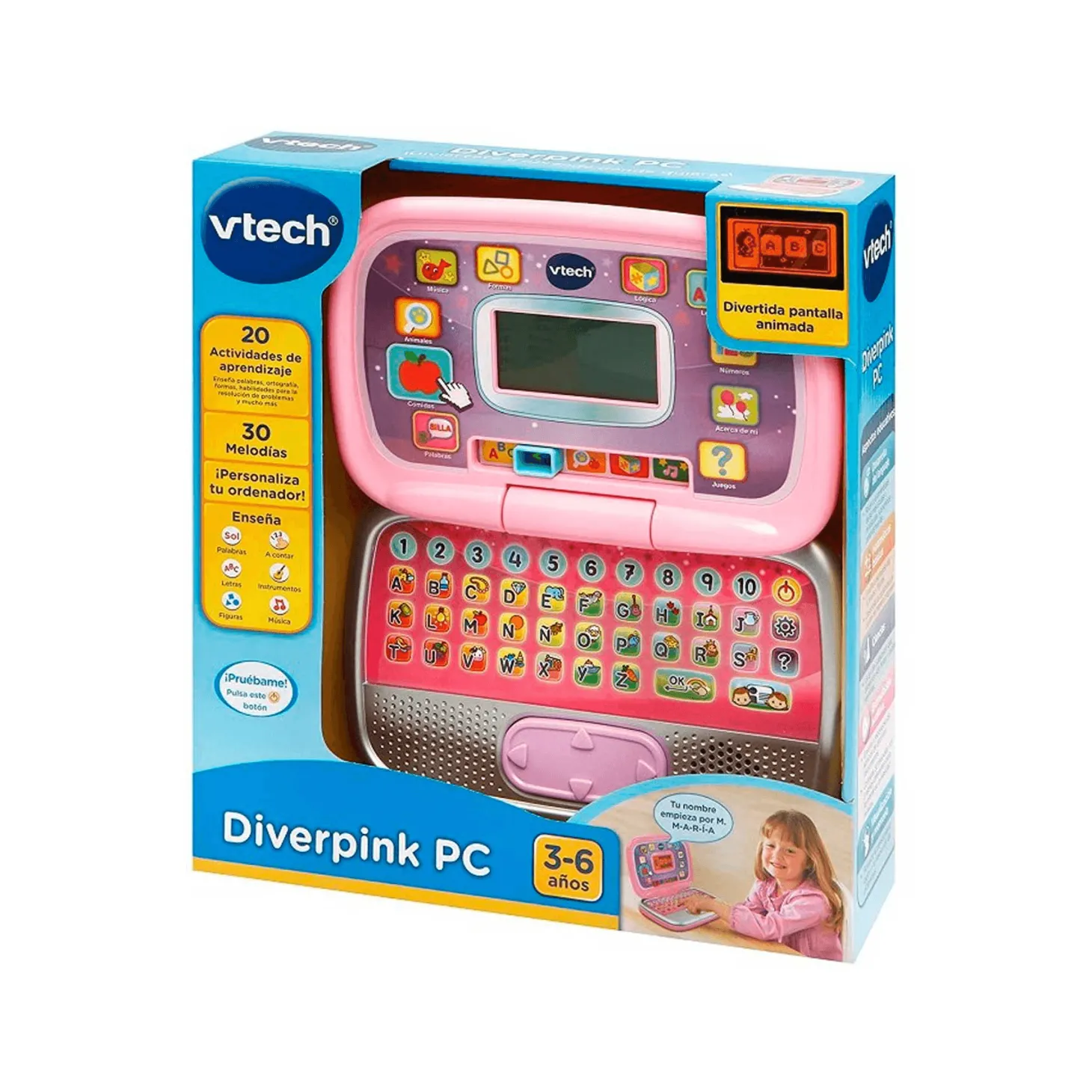 Vtech Diver Pink PC | Ordenador Infantil