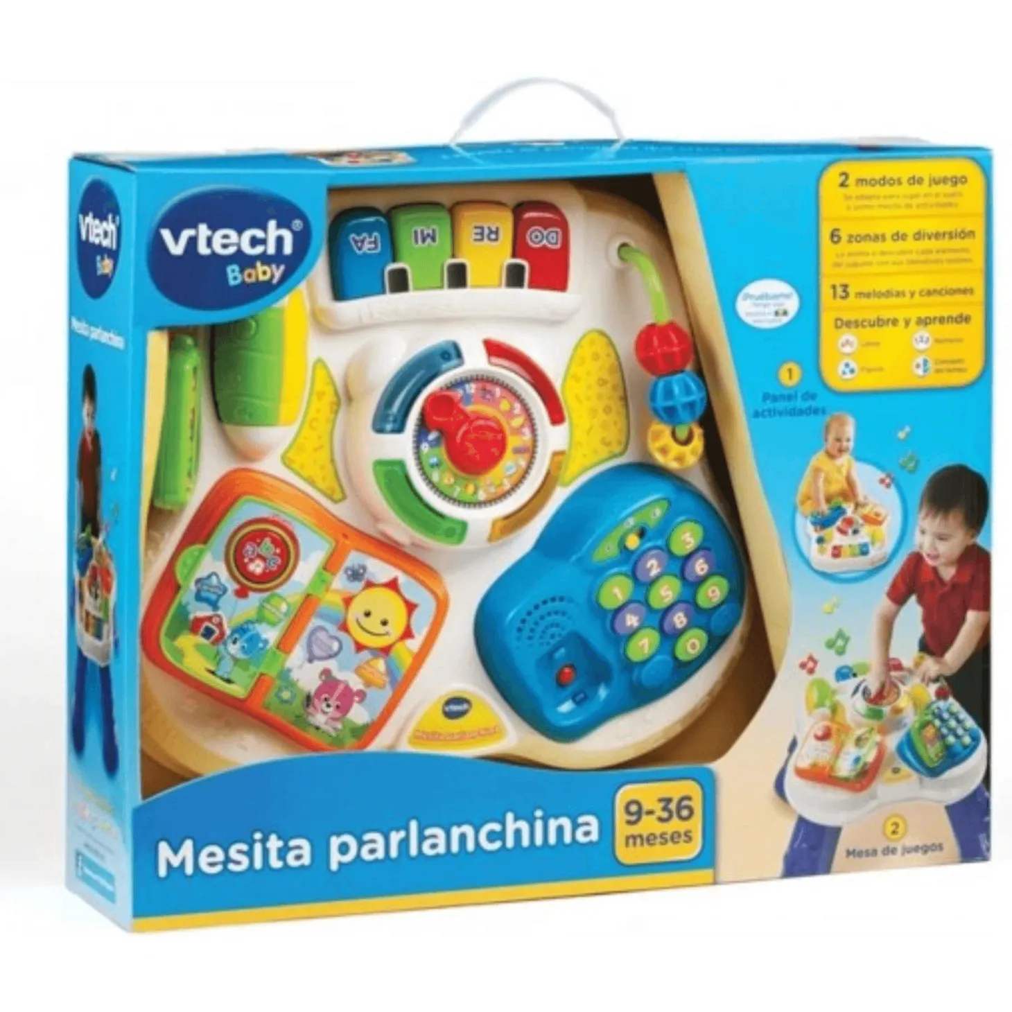 VTech Mesita Parlanchina 2 en 1 Morada | Juguete Infantil