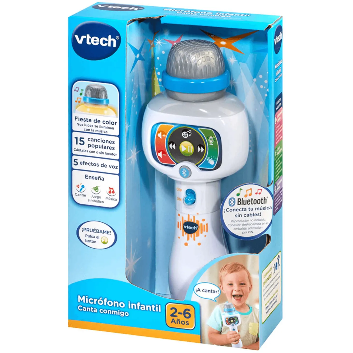 Vtech Micrófono infantil Canta conmigo blanco