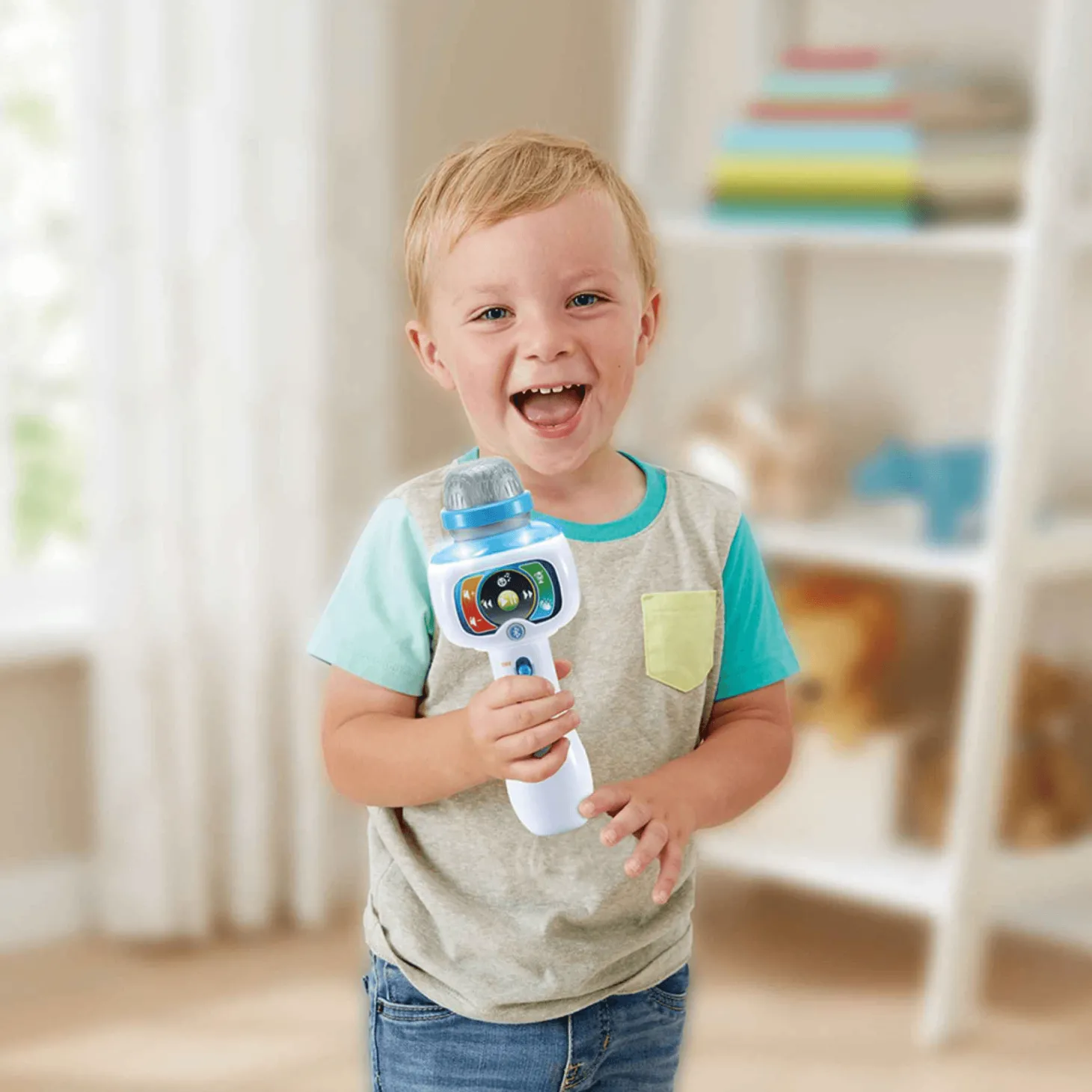 Vtech Micrófono infantil Canta conmigo blanco