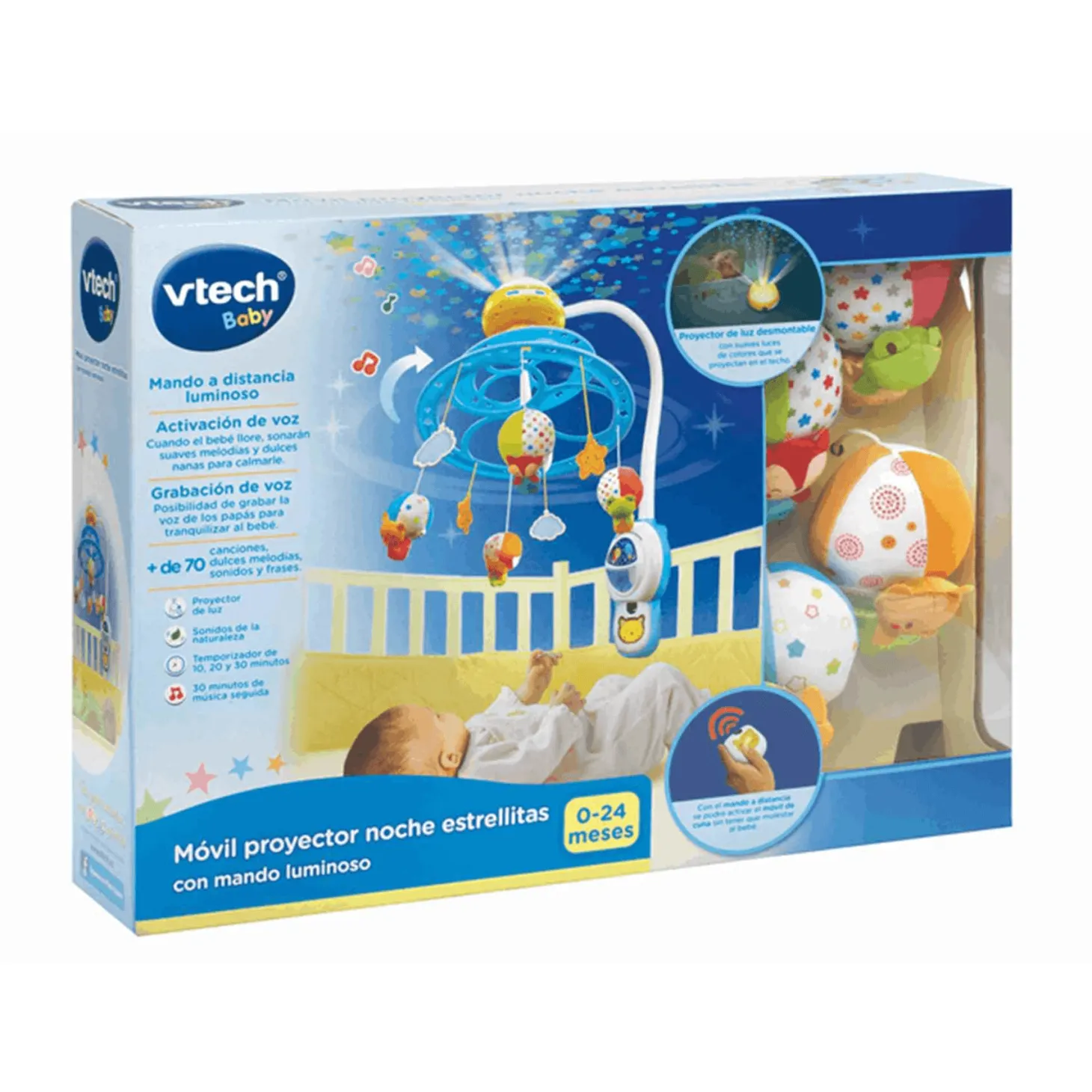 VTech Móvil Proyector Noche Estrellitas| Juguete Infantil