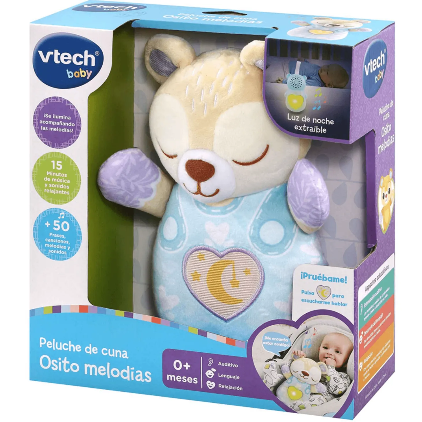 Vtech Peluche de cuna Osito melodías