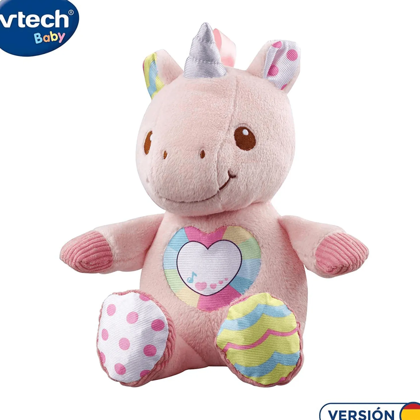 VTech Peluche Interactivo Unicornio Cantarín| Juguete Infantil