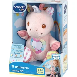VTech Peluche Interactivo Unicornio Cantarín| Juguete Infantil