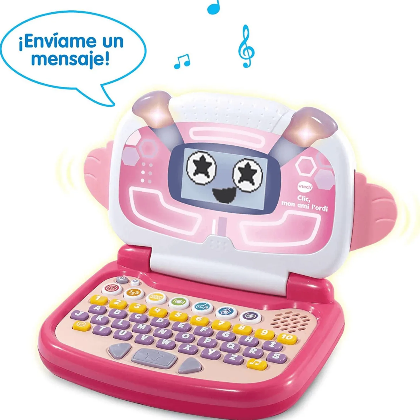 VTech Pequegenio Portátil Rosa Preescolar Educativo