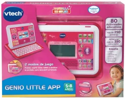 VTech Portátil y tablet 2 en 1 Genio Little app rosa
