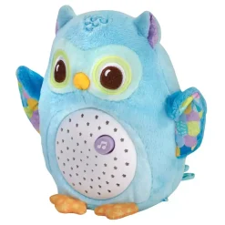 VTech Proyector de peluche Búho estrellitas, Luz nocturna, Música y sonidos relajantes para calmar