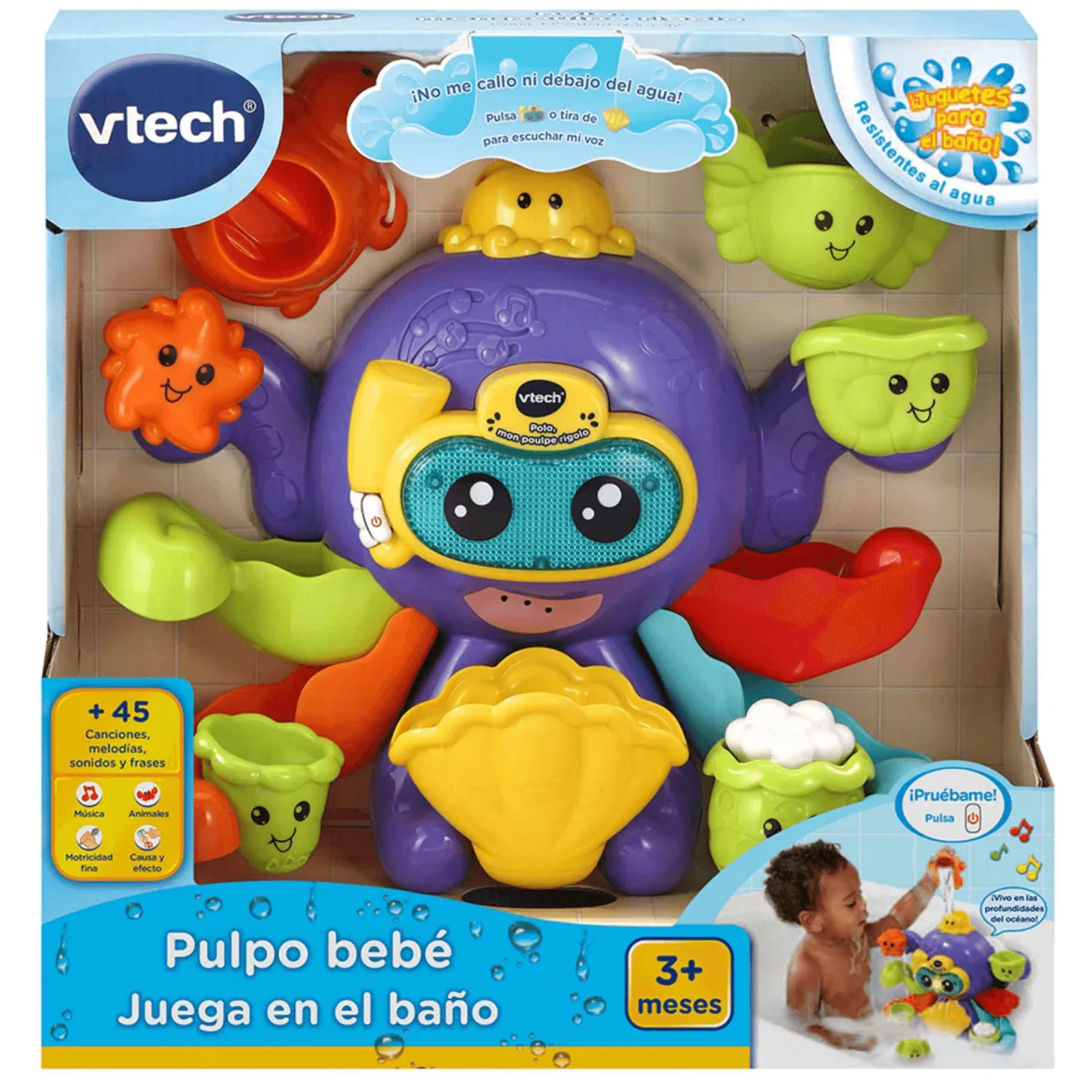 Vtech Pulpo bebé Juega en el baño