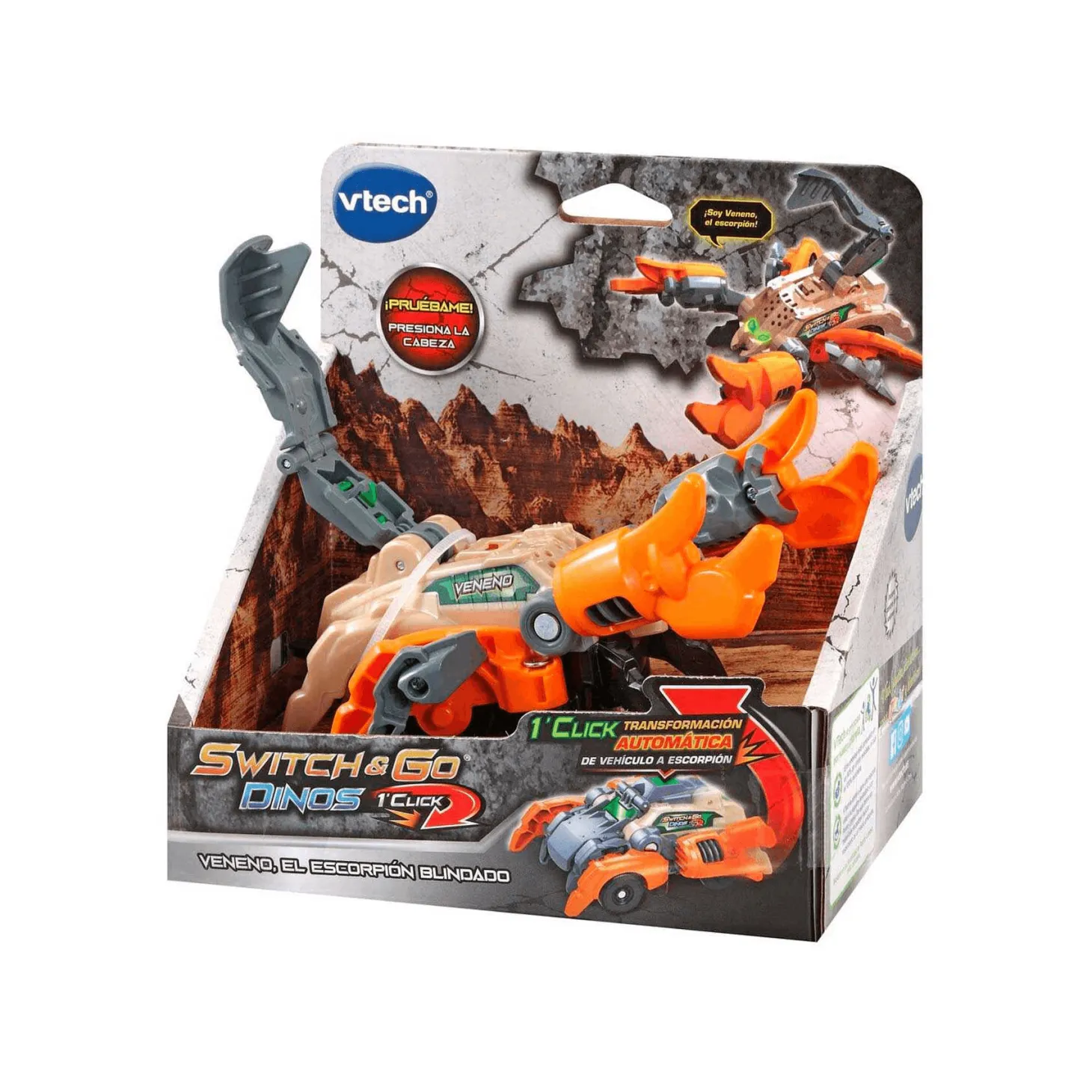 Vtech Switch & Go Dinos Veneno el Escorpión Blindado
