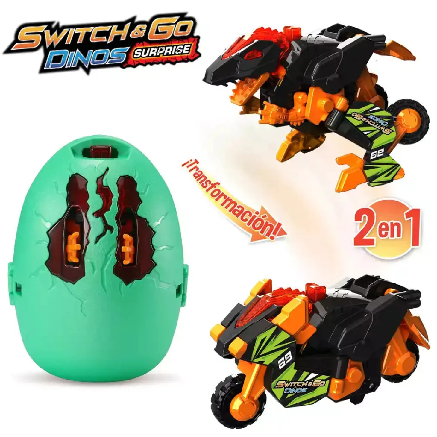 VTech Switch&Go Dinos Sorpresa, Huevos de dinosaurio
