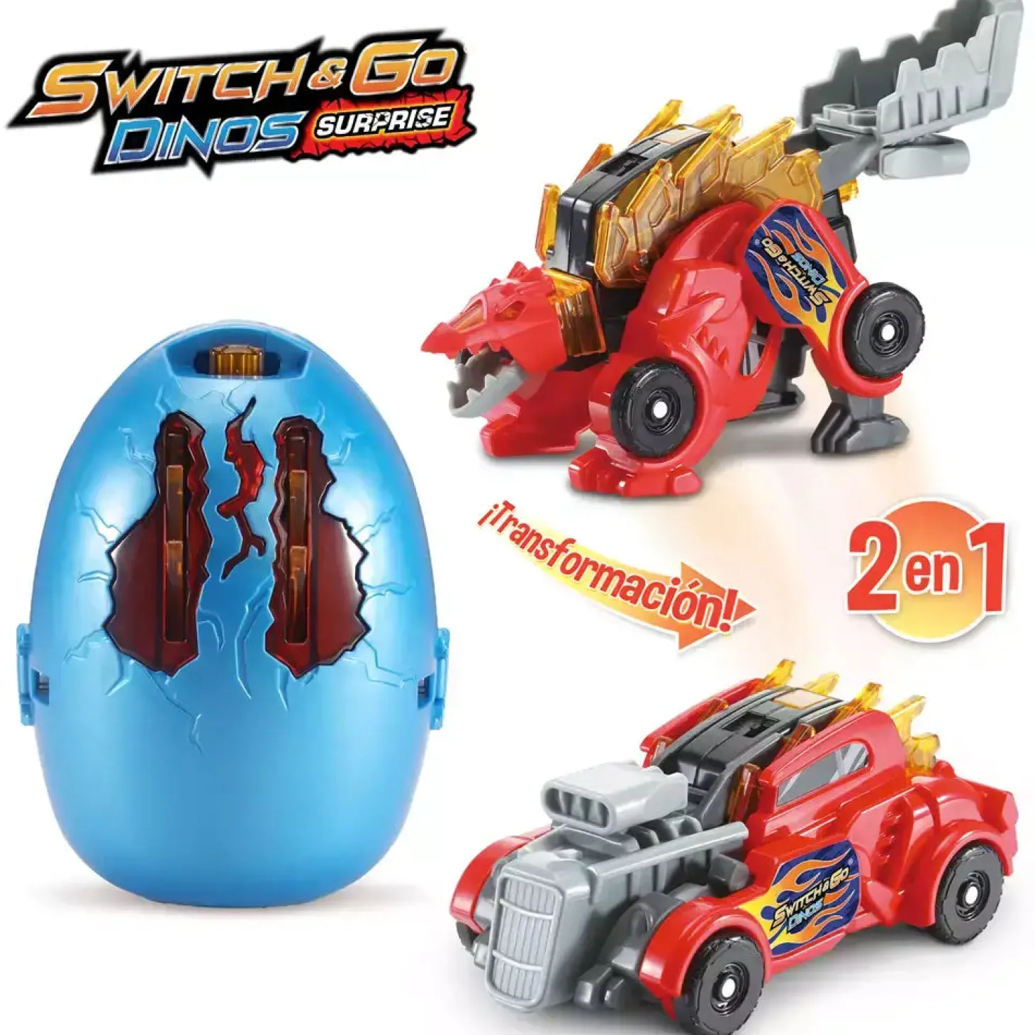 VTech Switch&Go Dinos Sorpresa, Huevos de dinosaurio