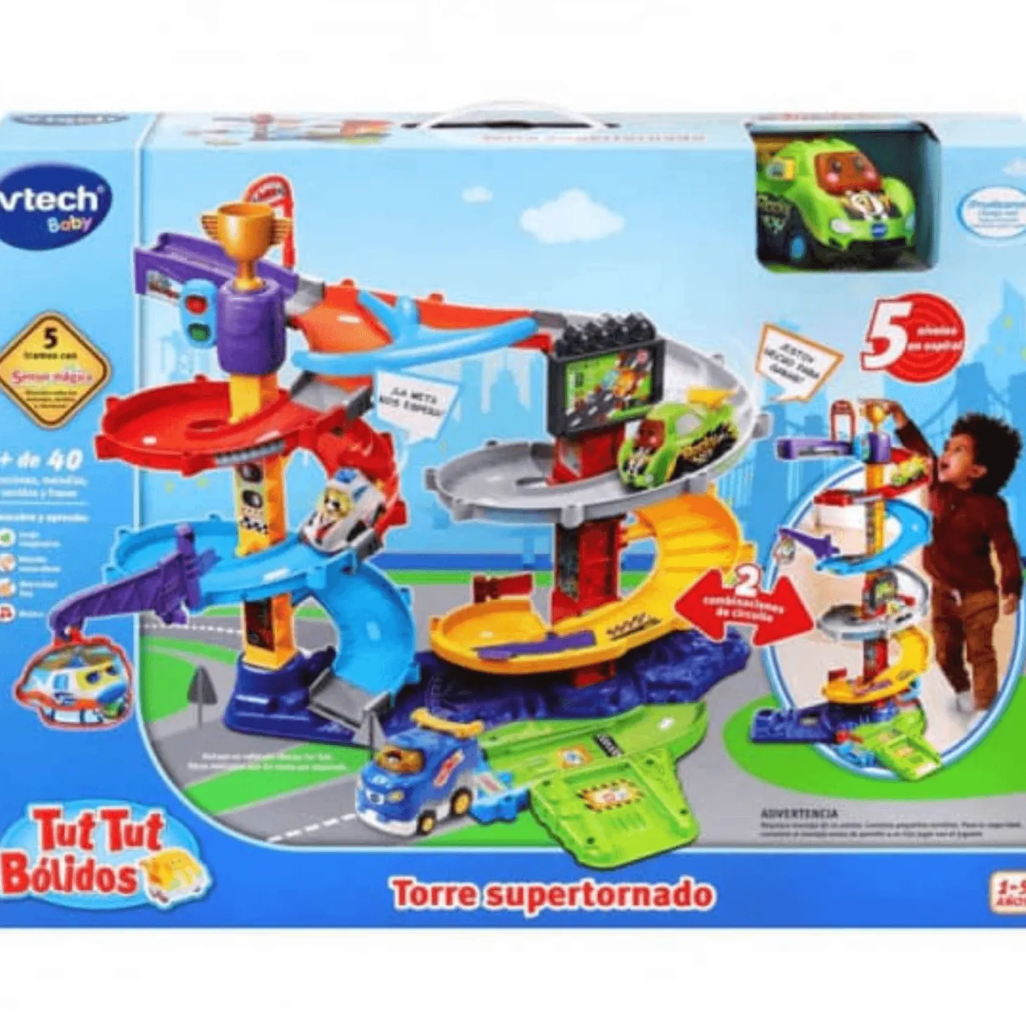 Vtech Torre Supertornado Tut Tut Bólidos
